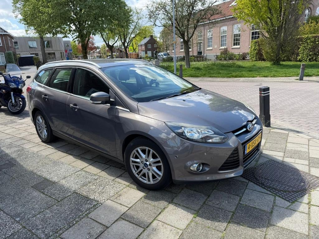 Ford Focus 1.0 Ecoboost 74KW Wagon 2014 Bruin, Auto's, Ford, Euro 6, Bruin, 100 pk, Origineel Nederlands