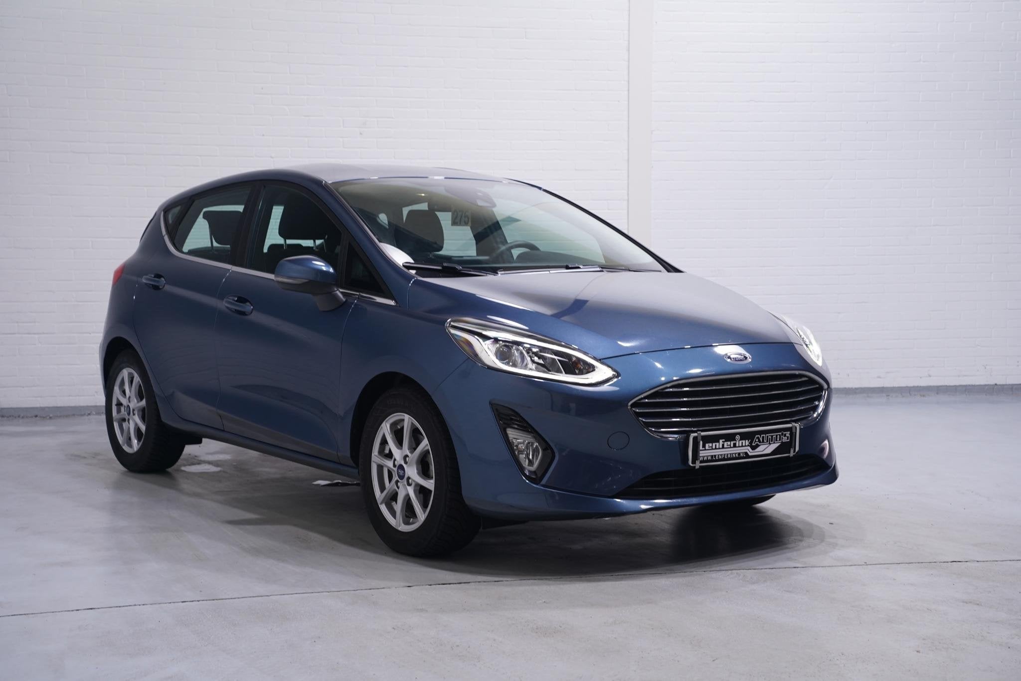 Ford Fiesta 1.0 EcoBoost Titanium Ford Fiesta 1.0 EcoBoost H, Auto's, Ford, Gebruikt, Blauw, 49 €/maand, Origineel Nederlands