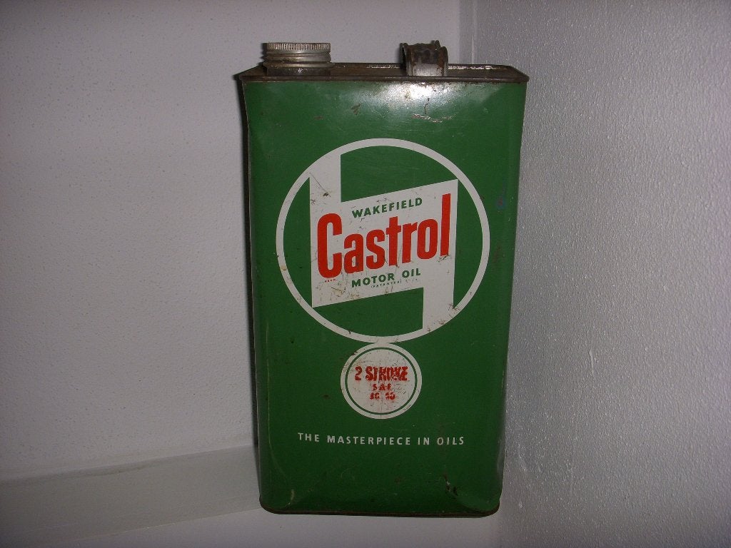 OUD olieblik Wakefield CASTROL Motor Oil , inhoud 1gallon, Ophalen of Verzenden, Gebruikt, Overige, Overige merken