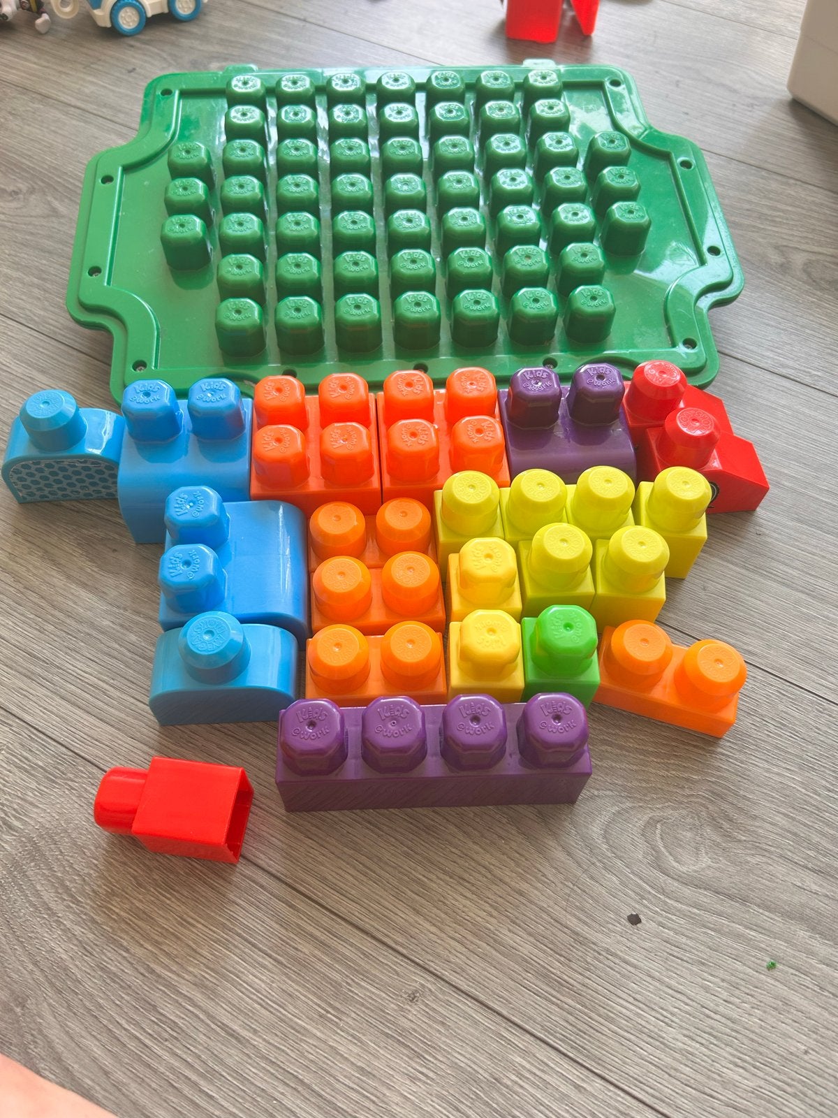 Nlocks bouwblokken set met grondplaat, Ophalen of Verzenden, Gebruikt, Overige merken