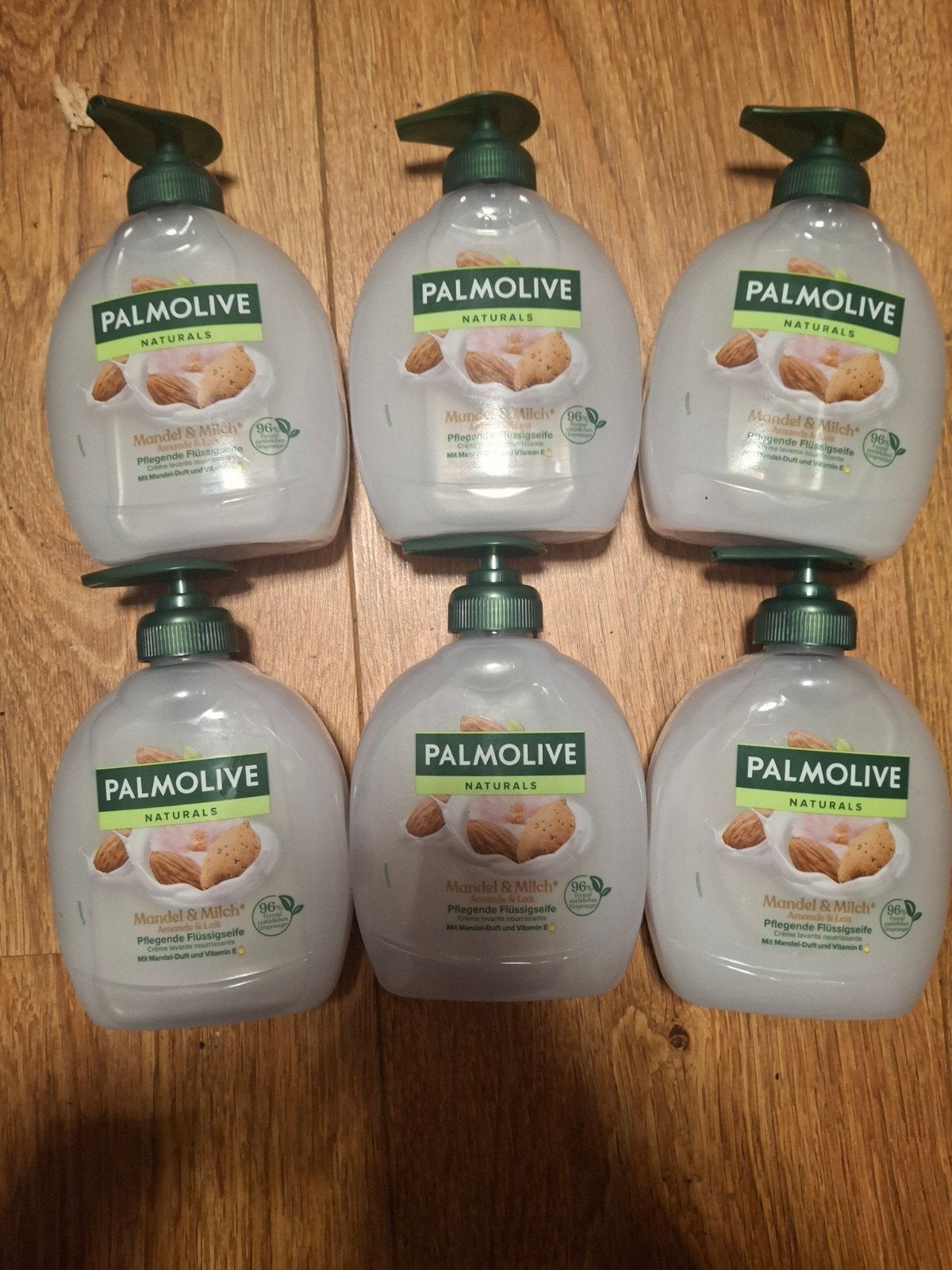 Palmolive Naturals Vloeibare Zeep Amandel & Melk - 6 flessen, Ophalen of Verzenden, Nieuw, Overige typen