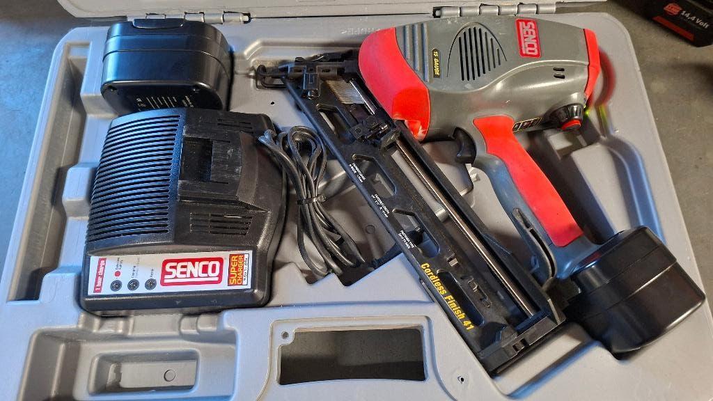 Senco Cordless Finish 41 accu Afwerk tacker schiethamer, ., Ophalen of Verzenden, Zo goed als nieuw, .