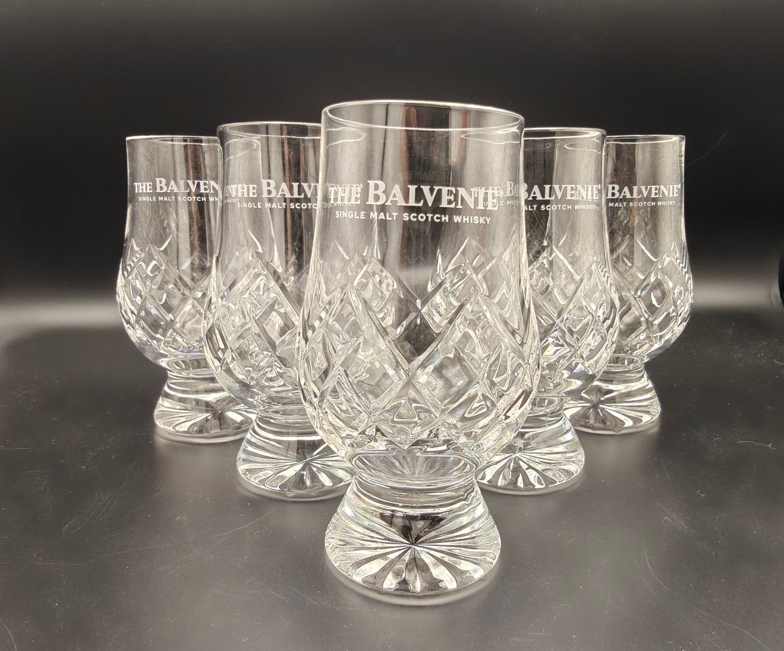 The balvenie Glencairn whisky glazen Diamond cut, Verzamelen, Ophalen of Verzenden, Zo goed als nieuw, Borrel- of Shotglas