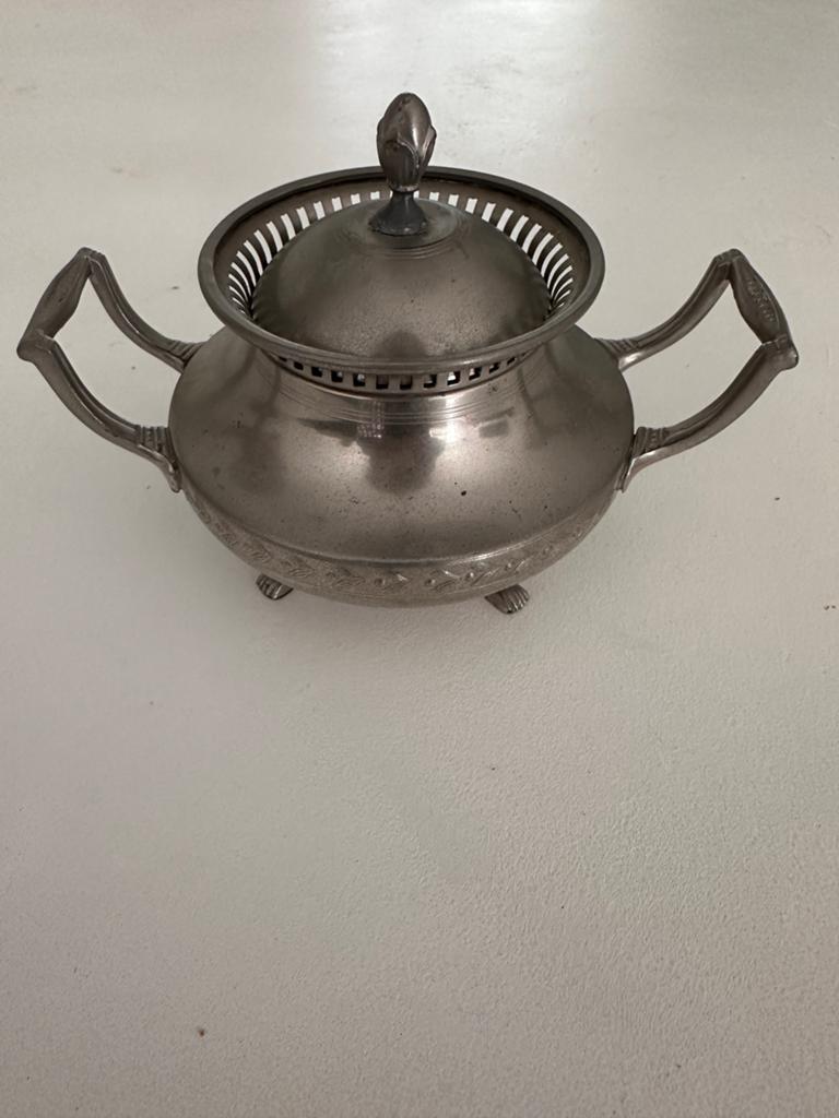 Vintage suikerpot Kurz & Co. Tiel 1697 1/2, Ophalen of Verzenden