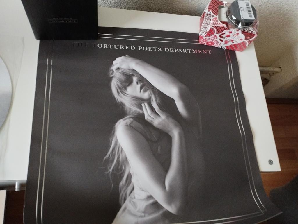 Taylor Swift TTPD lithograph, Verzamelen, Ophalen of Verzenden, Zo goed als nieuw, Foto of Kaart