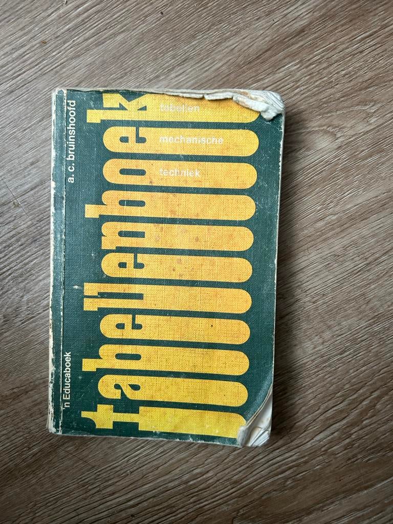 Tabellenboek Mechanische Techniek - A.C. Bruinshoofd, Ophalen, Gelezen, Werktuigbouwkunde