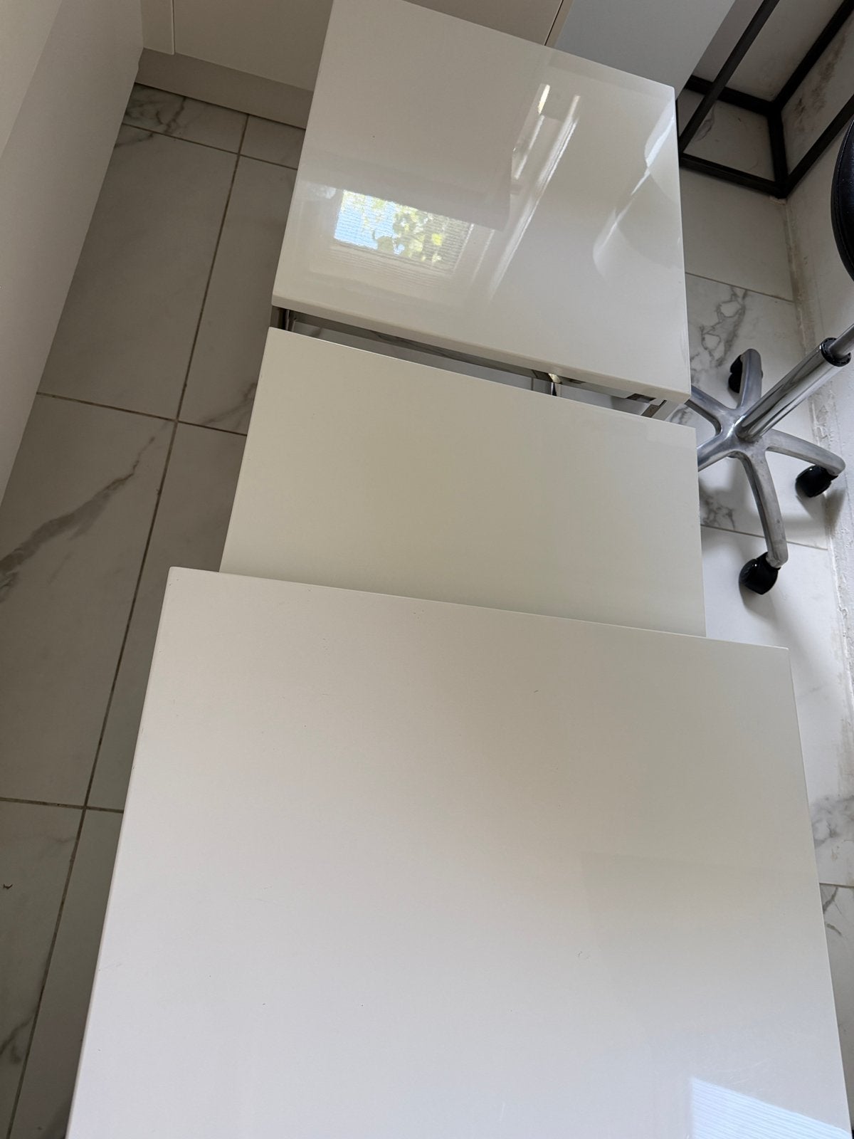 Moderne salontafelset – 3 tafels in goede staat, 200 cm of meer, Zo goed als nieuw, Rechthoekig, 50 tot 100 cm