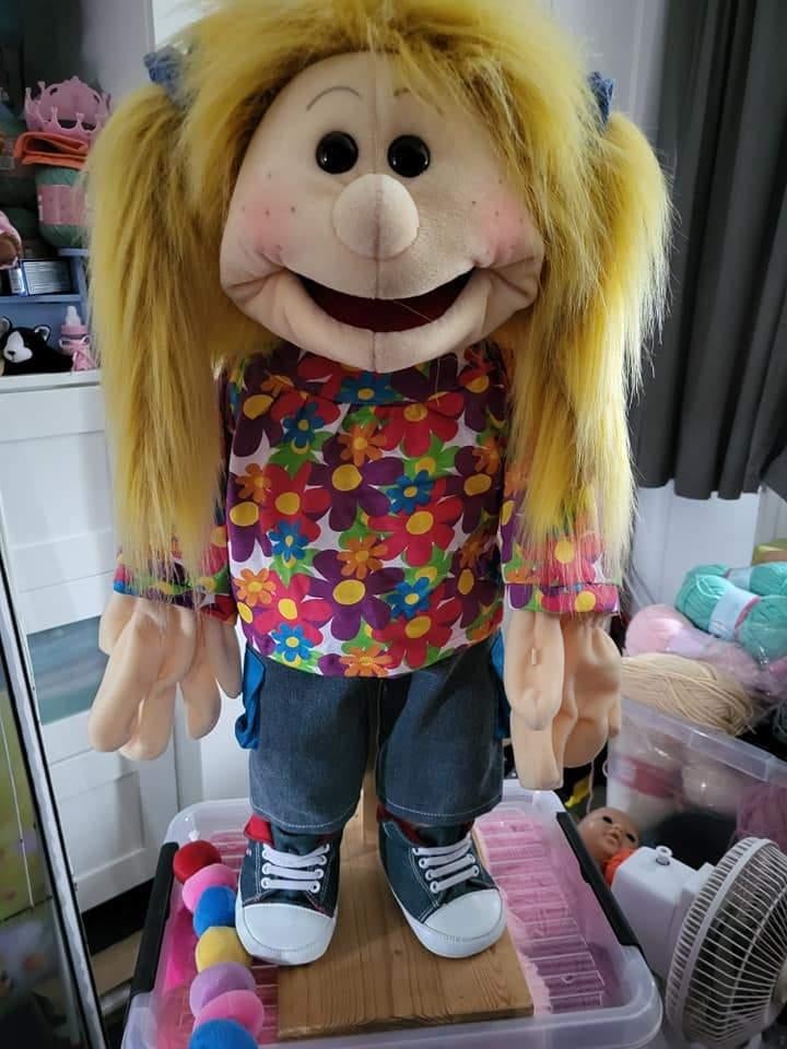 Living puppets handpop Tessa 65 cm, Ophalen of Verzenden, Nieuw, Overige typen