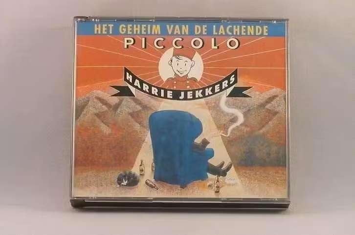 2 CD 's Harrie Jekkers - Het Geheim Van De Lachende Piccolo, Cd's en Dvd's, Cd's | Nederlandstalig, Ophalen of Verzenden, Zo goed als nieuw