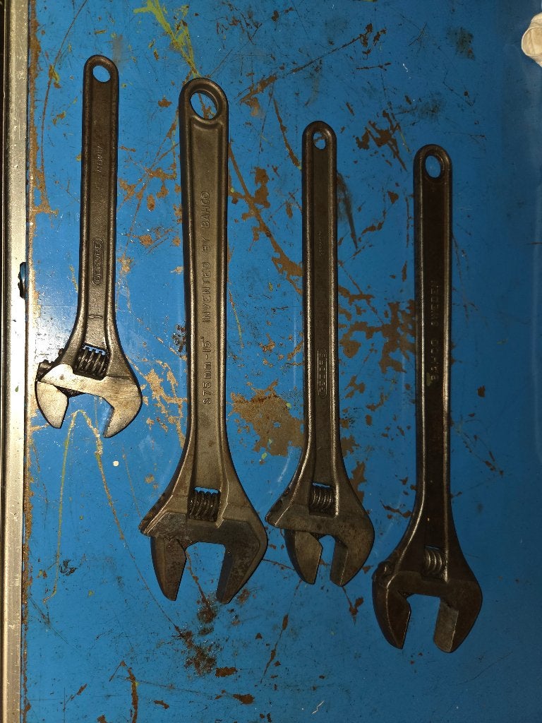 Grote Bahco en Gedore verstelbare sleutels, Ophalen of Verzenden, Gebruikt, Sleutel/ratel, Overige merken