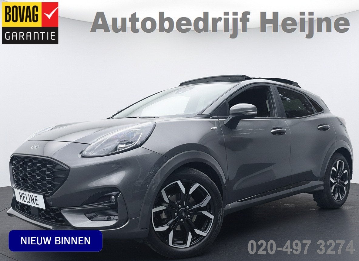 Ford Puma EcoBoost 125PK [MHEV] HYBRID ST-LINE X B&O/PANORAM, Auto's, Voorwielaandrijving, 12 maanden, Automatische klimaatregeling