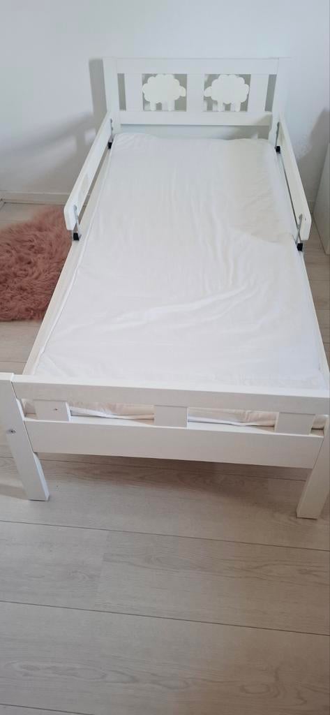 IKEA Kritter bed met matras, Gebruikt, 70 tot 85 cm, 140 tot 160 cm, Ophalen