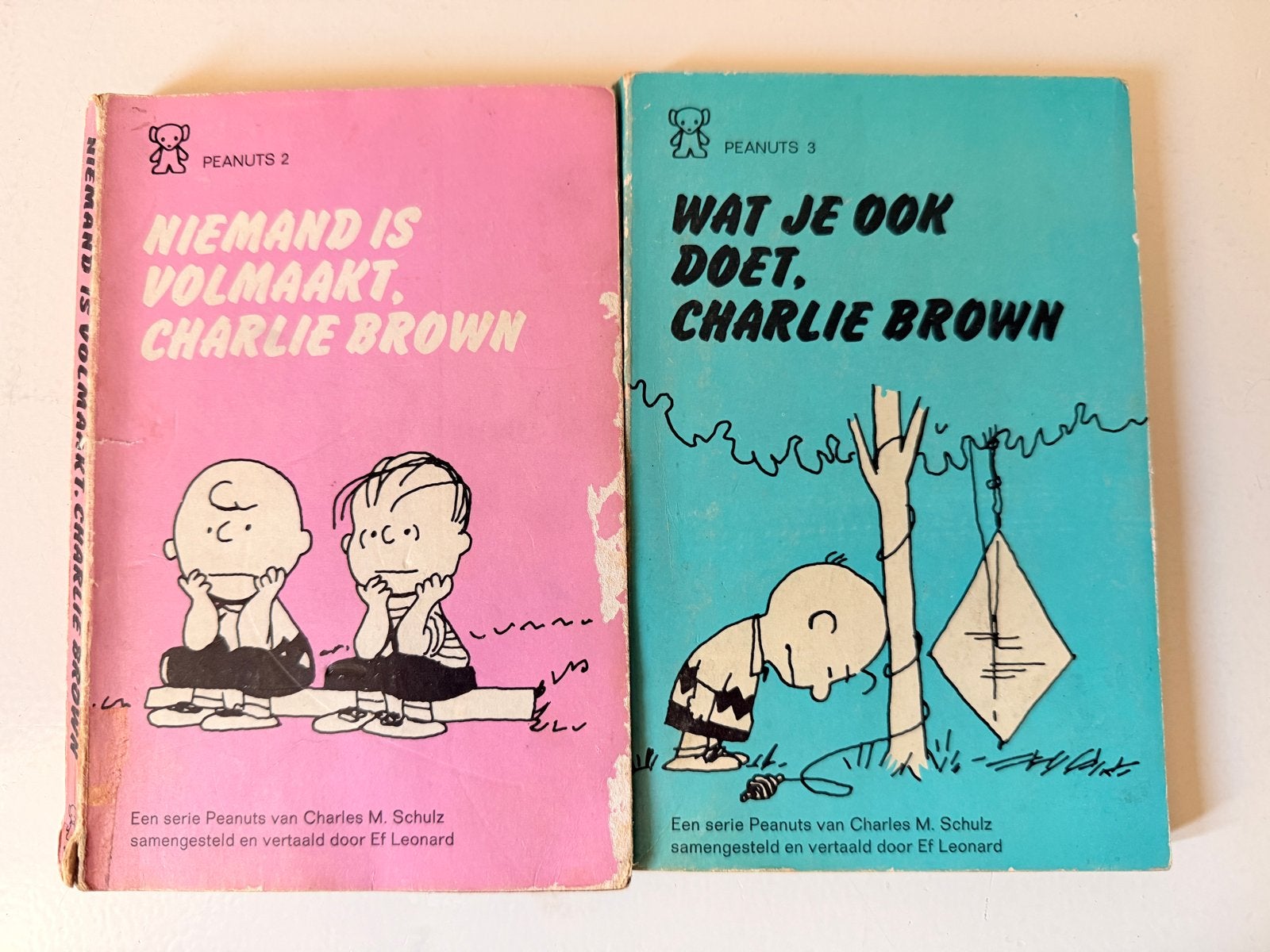 Peanuts Charlie Brown Stripboeken - 4 Stuks, Meerdere stripboeken, Ophalen of Verzenden, Gelezen