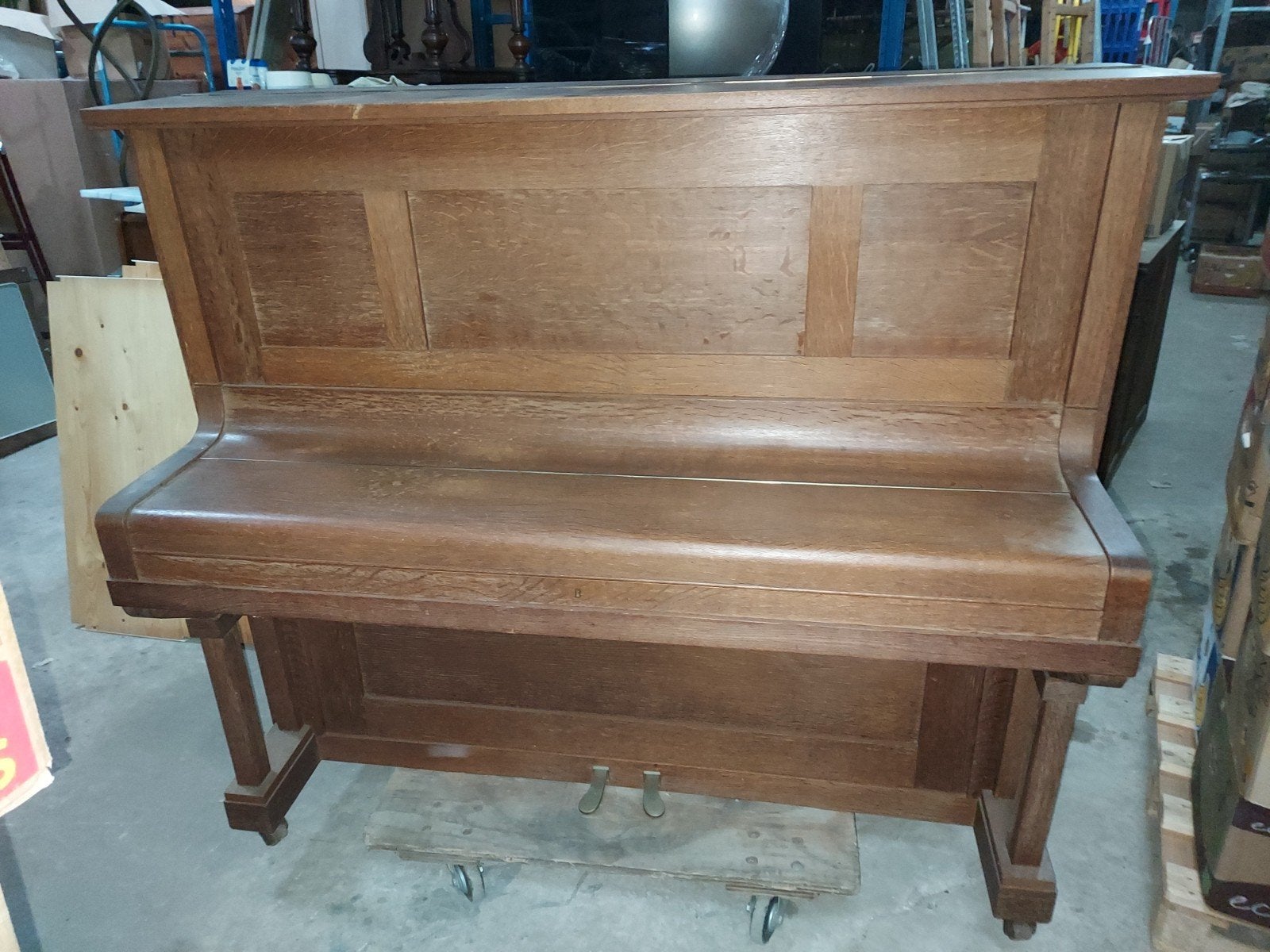 Piano voor decoratie of voor de hobby, Muziek en Instrumenten, Piano's, Ophalen, Gebruikt, Bruin, Piano