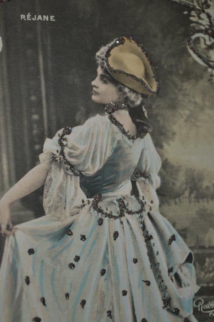 FRANKRIJK 1904 THEATER ACTRICE REJANE MOOIE JURK, Ophalen of Verzenden, Voor 1920, Gelopen, Sterren en Beroemdheden