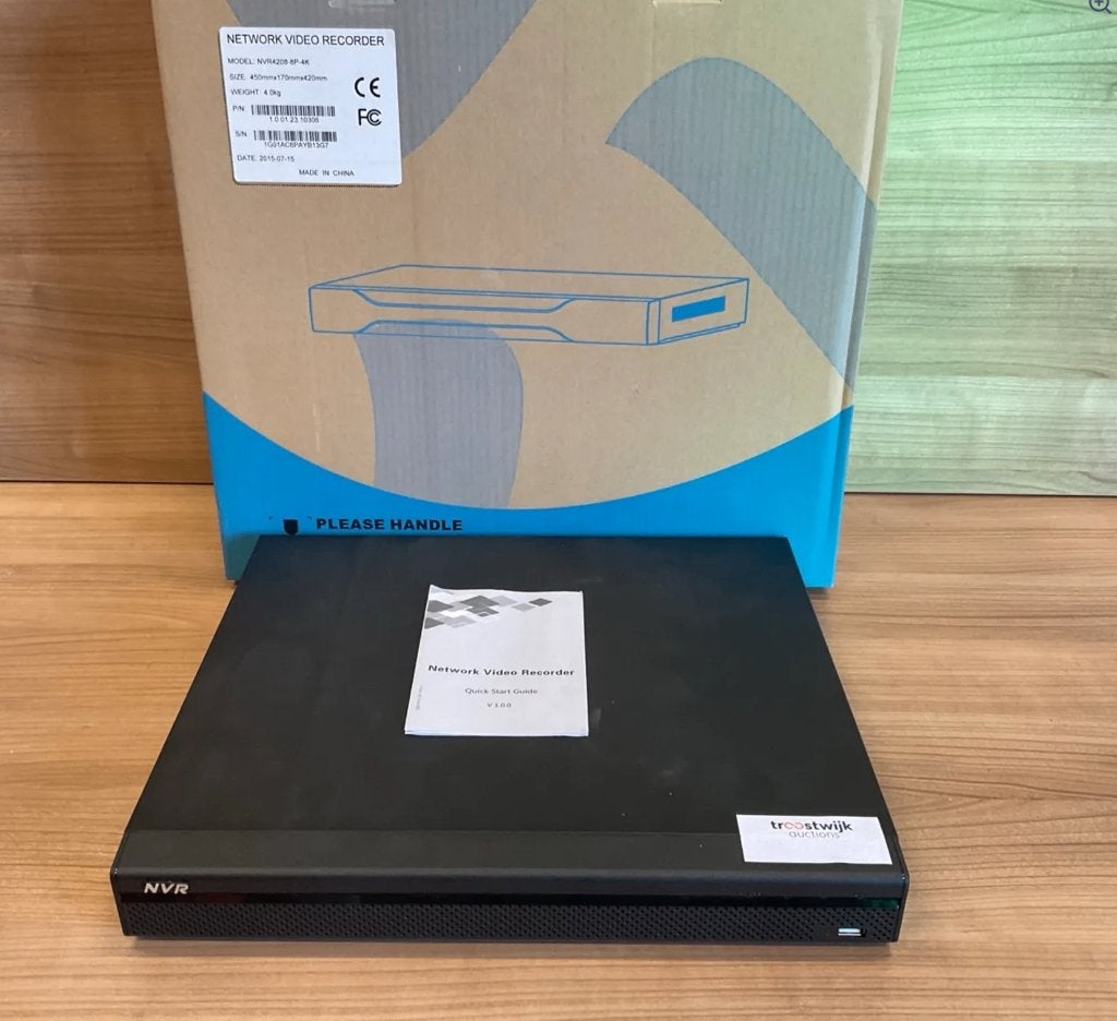 NVR4208 Netwerk Video Recorder 8P-4K, Ophalen of Verzenden, Nieuw, Buitencamera