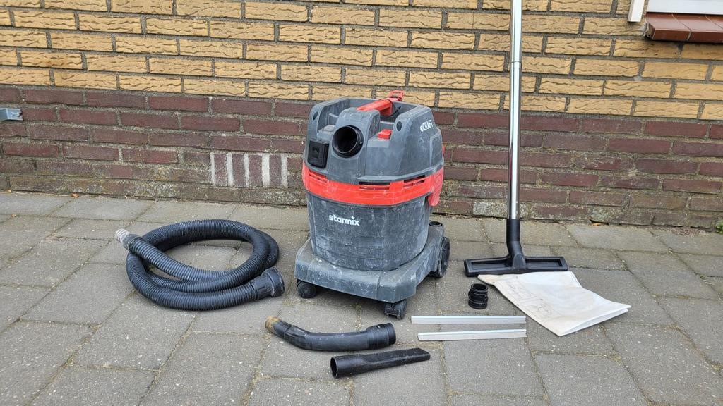 Starmix eCRAFT APL-1422 EU Nat/Droog Bouwstofzuiger, Ophalen of Verzenden, Zo goed als nieuw, Waterstofzuiger