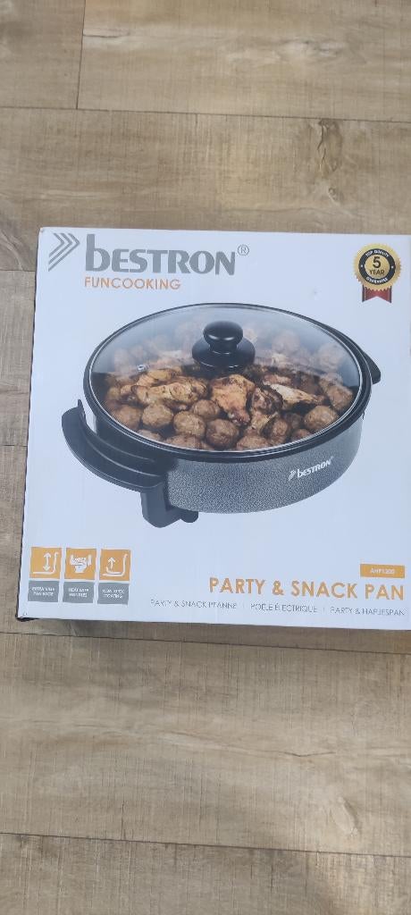 Party & Snack pan van Bestron, Ophalen of Verzenden, Nieuw, Overige materialen, Overige typen