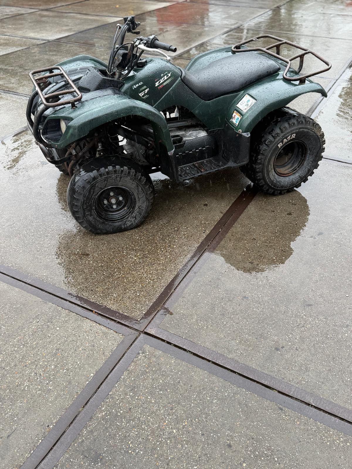Yamaha grizzly 125, Ophalen