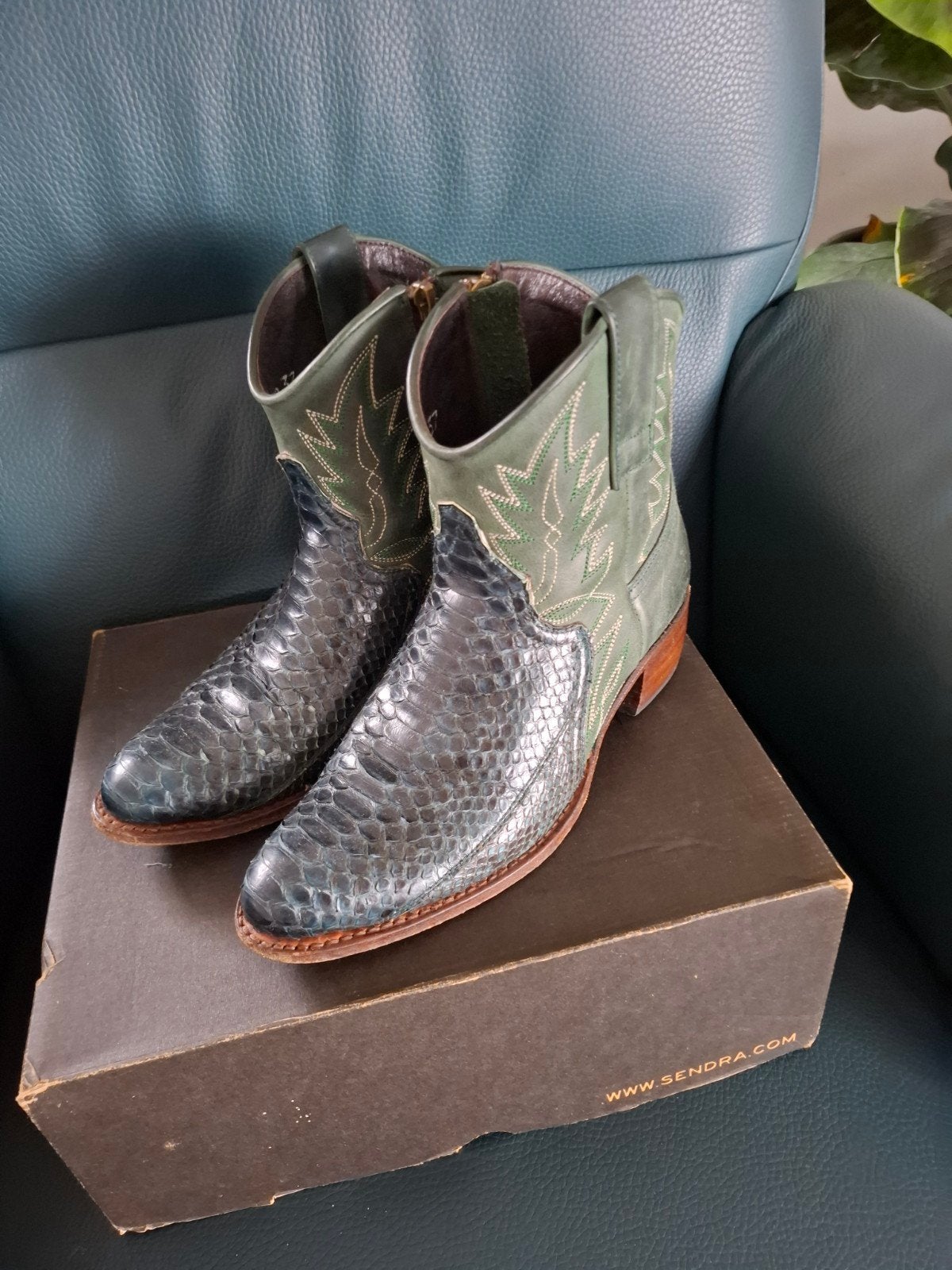 Sendra enkellaarzen slang 37, Sendra, Lage of Enkellaarzen, Ophalen of Verzenden, Zo goed als nieuw