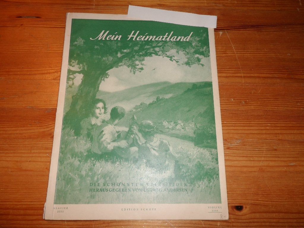 Mein heimatland, Muziek en Instrumenten, Bladmuziek, Zang, Gebruikt, Ophalen of Verzenden, Artiest of Componist