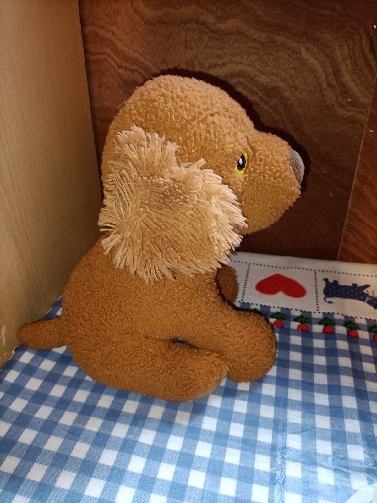 Zeeman bruine hond knuffel 26 cm groot, Kinderen en Baby's, Ophalen of Verzenden, Zo goed als nieuw
