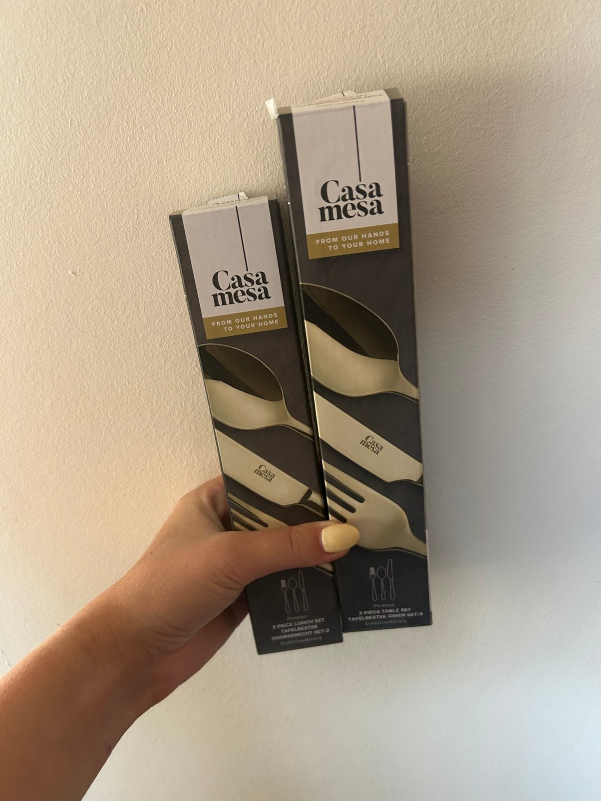 Bestek Casa Mesa goud, Overige materialen, Ophalen of Verzenden, Zo goed als nieuw, Overige stijlen