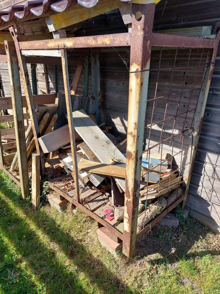 Kisten voor evt. Haardhoutopslag., Tuin en Terras, Haardhout, Minder dan 3 m³, Ophalen, Overige houtsoorten, Blokken