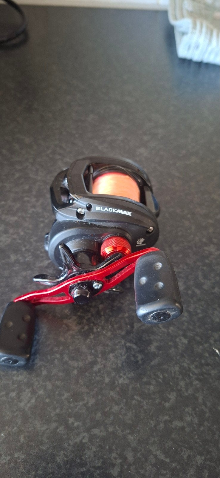 Abu Garcia black max, Watersport en Boten, Ophalen of Verzenden, Molen