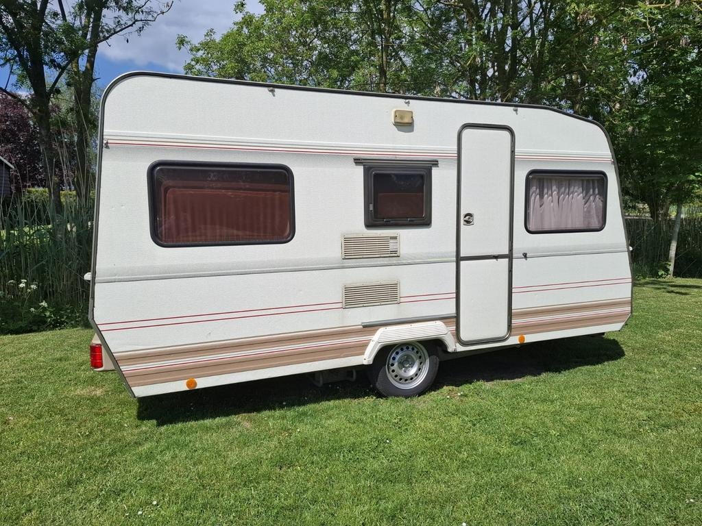 Dethleffs New Line 465T, Caravans en Kamperen, Caravans, Rondzit, Dwarsbed, 750 - 1000 kg, Particulier