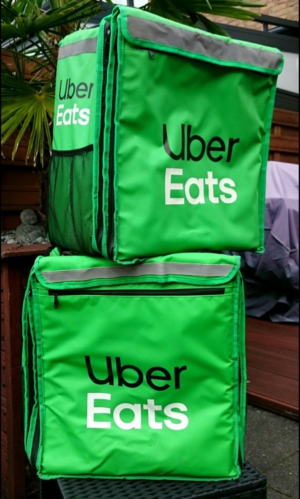 Uber eats tas bezorgtas Rugtas nieuwstaat Isolatietas., Ophalen of Verzenden, Zo goed als nieuw