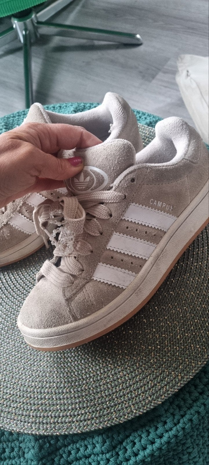 Adidas Campus sneakers - Maat 36 2/3, Adidas, Beige, Ophalen of Verzenden, Sneakers of Gympen