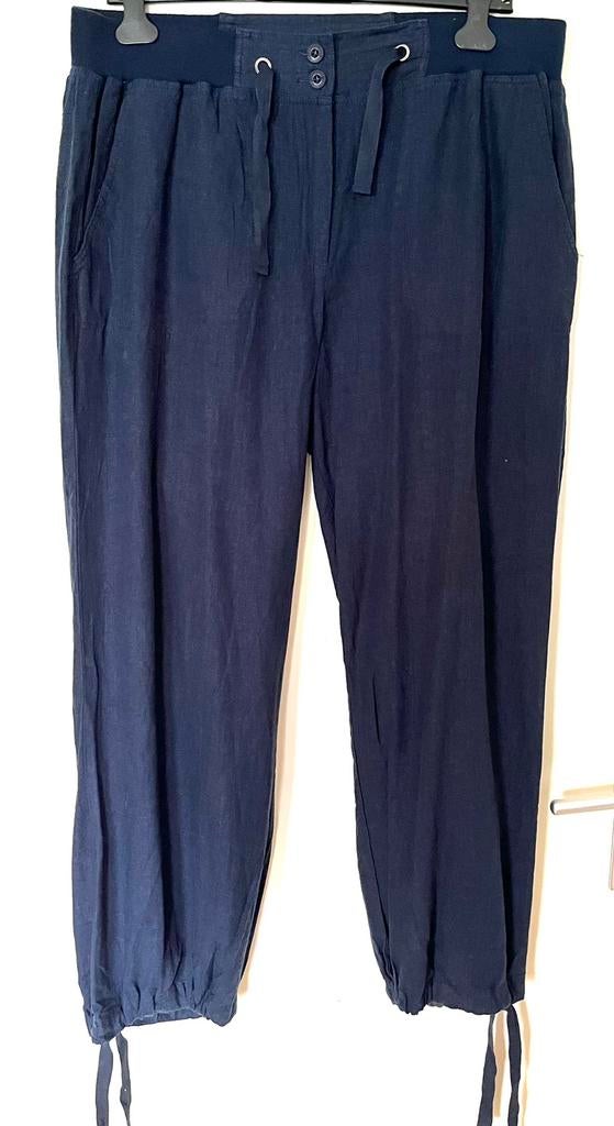 Queen pantalon maat 48(v), Blauw, Maat 46/48 (XL) of groter, Ophalen of Verzenden, Zo goed als nieuw
