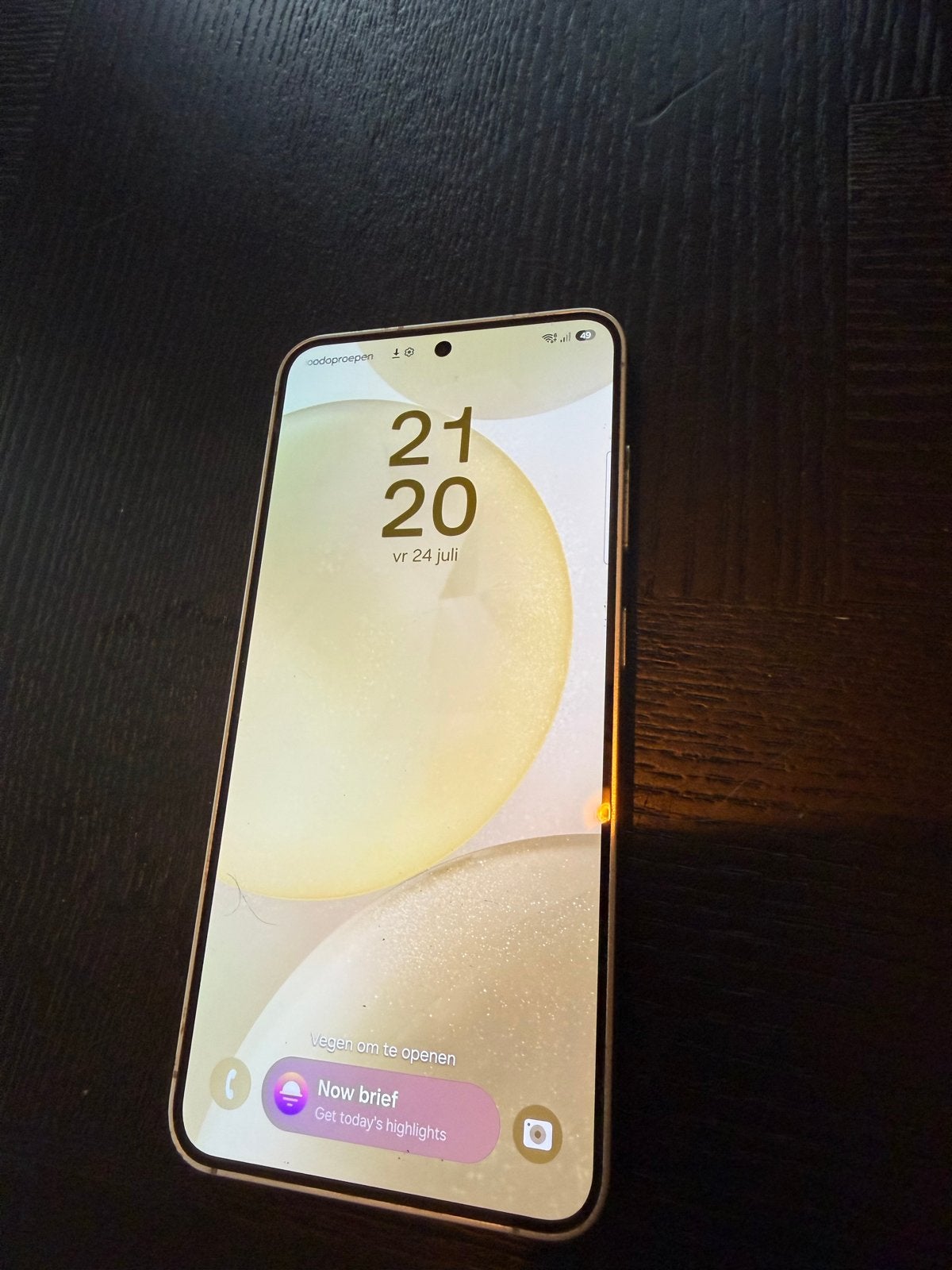 Samsung Galaxy S24 - 128 gb, Ophalen, Overige kleuren, Galaxy S24, Touchscreen