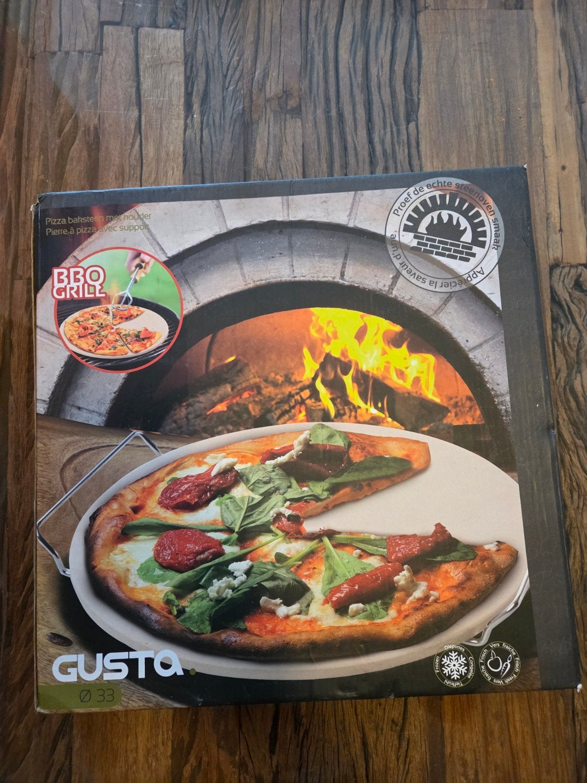 Gusta pizzabaksteen. Helemaal nieuw in doos!, Ophalen of Verzenden, Nieuw, Gusta