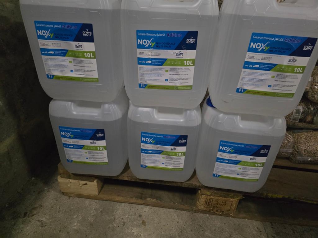60 liter adblue, Ophalen