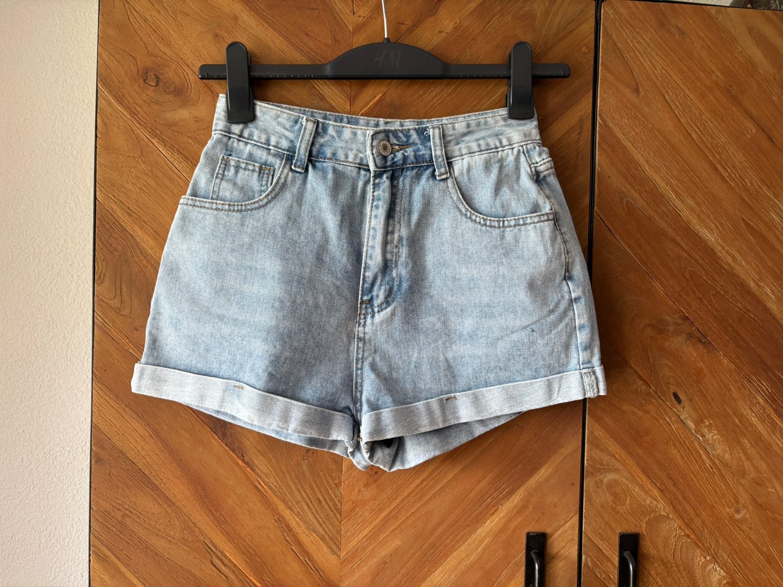 mooie Jeans korte broek van Shein. Maat XS, Blauw, Ophalen of Verzenden, W27 (confectie 34) of kleiner, Gedragen