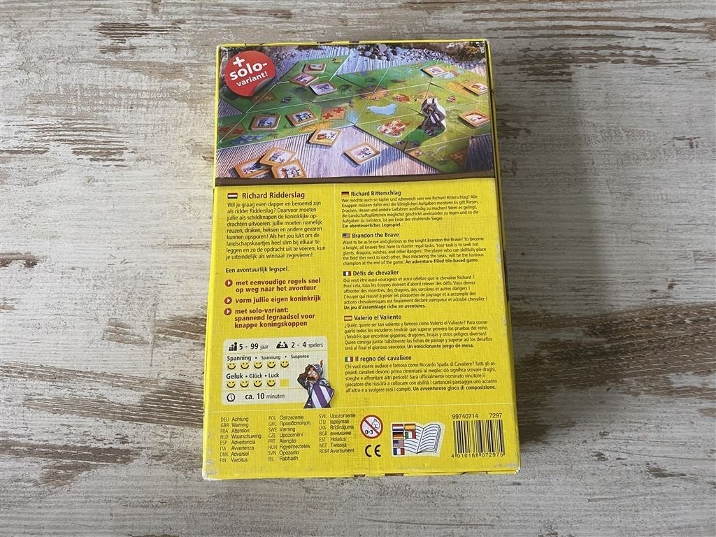 Ridderslag Haba [s336], Hobby en Vrije tijd, Gezelschapsspellen | Bordspellen, Verzenden, Zo goed als nieuw