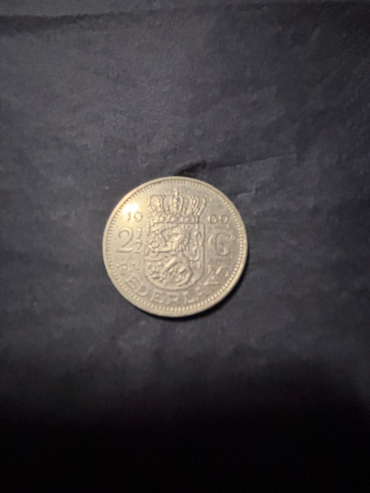 Rijksdaalder uit 1959 met visje, Koningin Juliana, Zilver, Ophalen of Verzenden, Losse munt