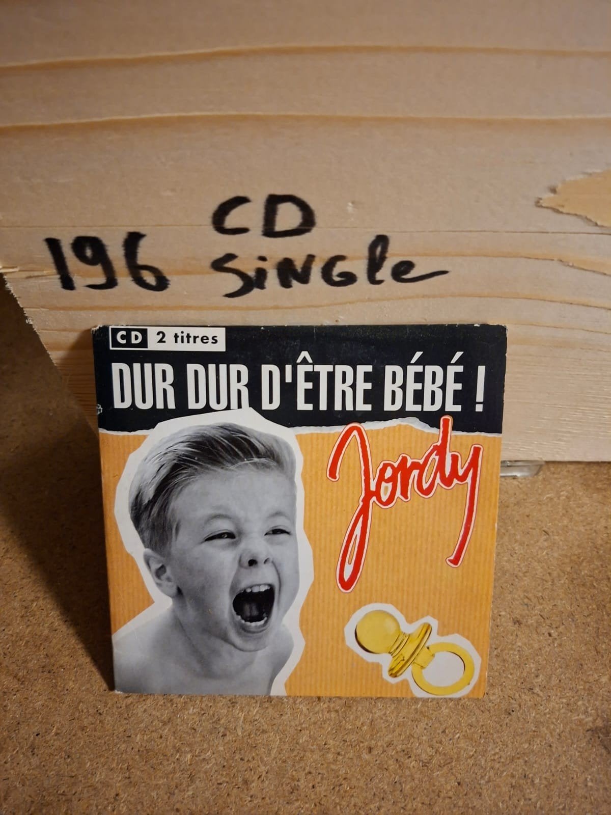 Jordy - Dur Dur D'être Bébé! CD Single, Ophalen of Verzenden, Gebruikt, Pop
