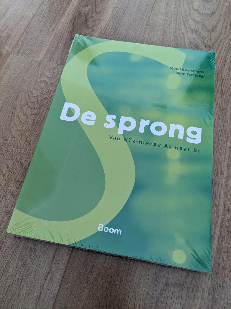 de sprong NT2 A2 tot B1 Nederlansetaal, Nieuw, Ophalen of Verzenden, Overige niveaus, Alpha