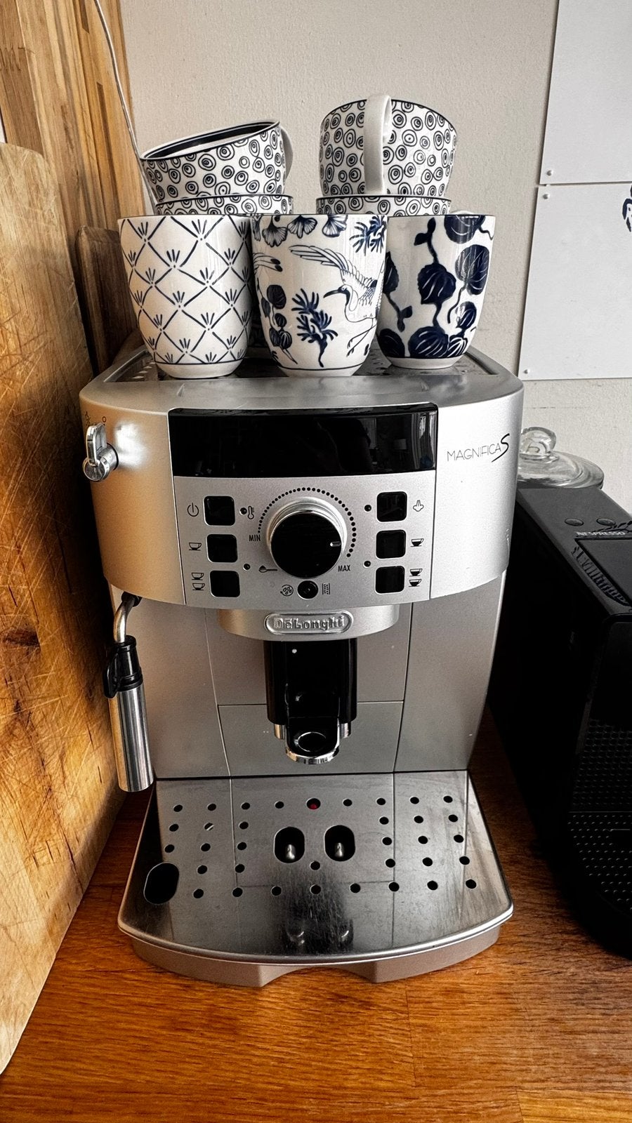 Delonghi Koffiemachine Magnifica-S, ECAM22, Ophalen of Verzenden, Zo goed als nieuw, Koffiemachine, Gemalen koffie