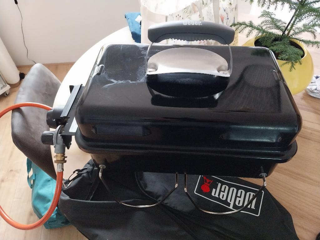 Weber go anywhere gas barbecue, Tuin en Terras, Ophalen, Gebruikt, Weber