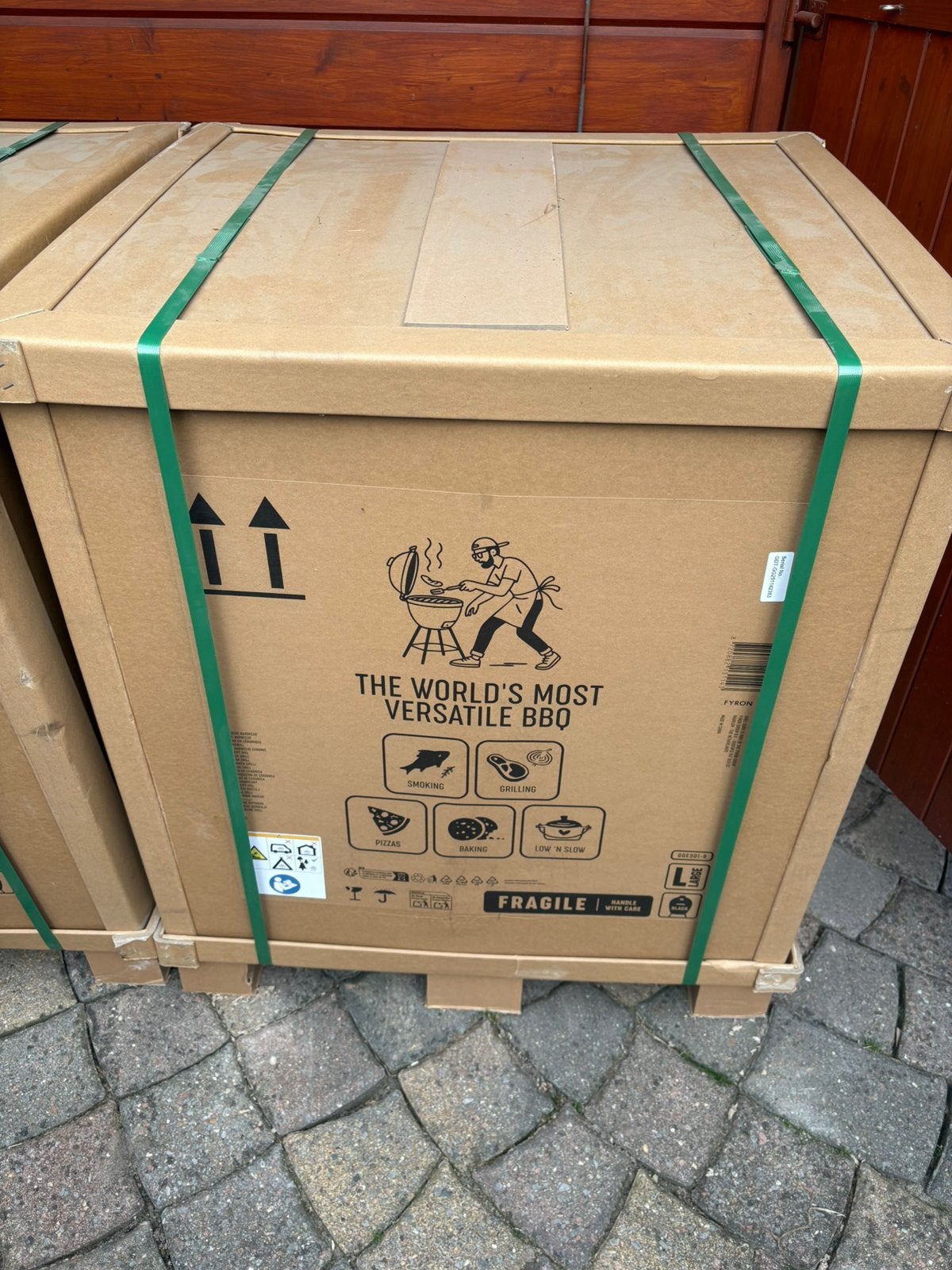 Grill Guru Large Kamado Barbecue zwart NIEUW in doos met bon, Ophalen of Verzenden, Nieuw, Grill Guru, Met accessoires