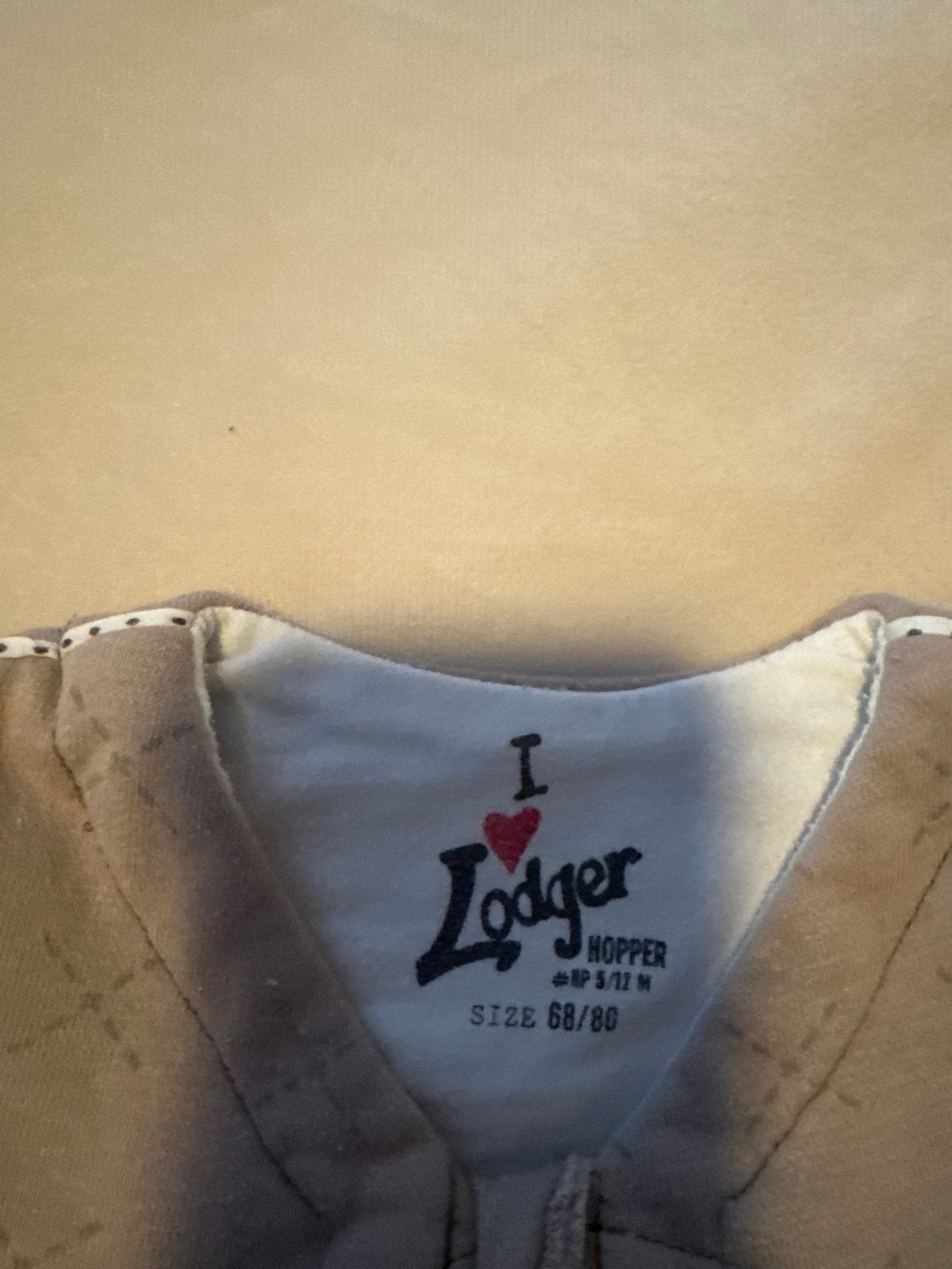 Lodger Hopper Slaapzak - Maat 68/80 - Zo goed als nieuw, Kinderen en Baby's, Lodger, Ophalen of Verzenden, Zo goed als nieuw, Grijs