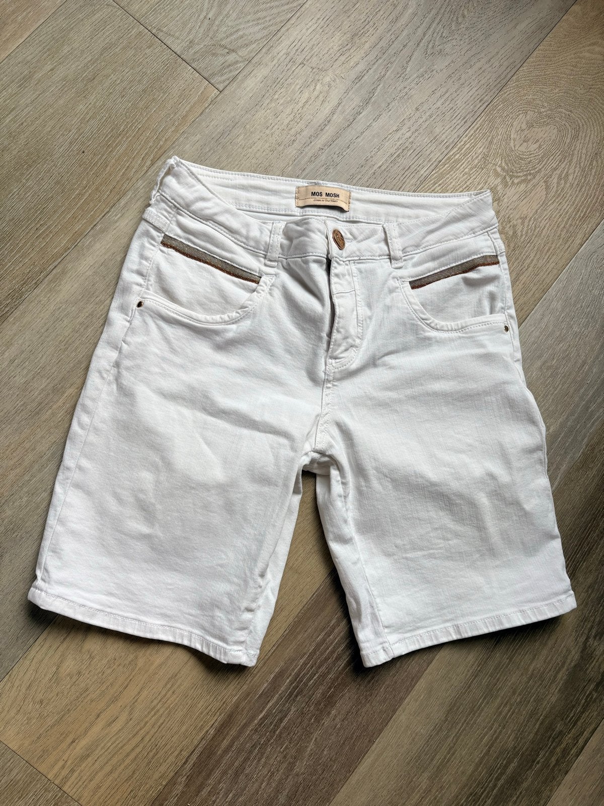 Mos Mosh witte korte broek - Maat 29, Kort, Wit, Ophalen of Verzenden, Zo goed als nieuw