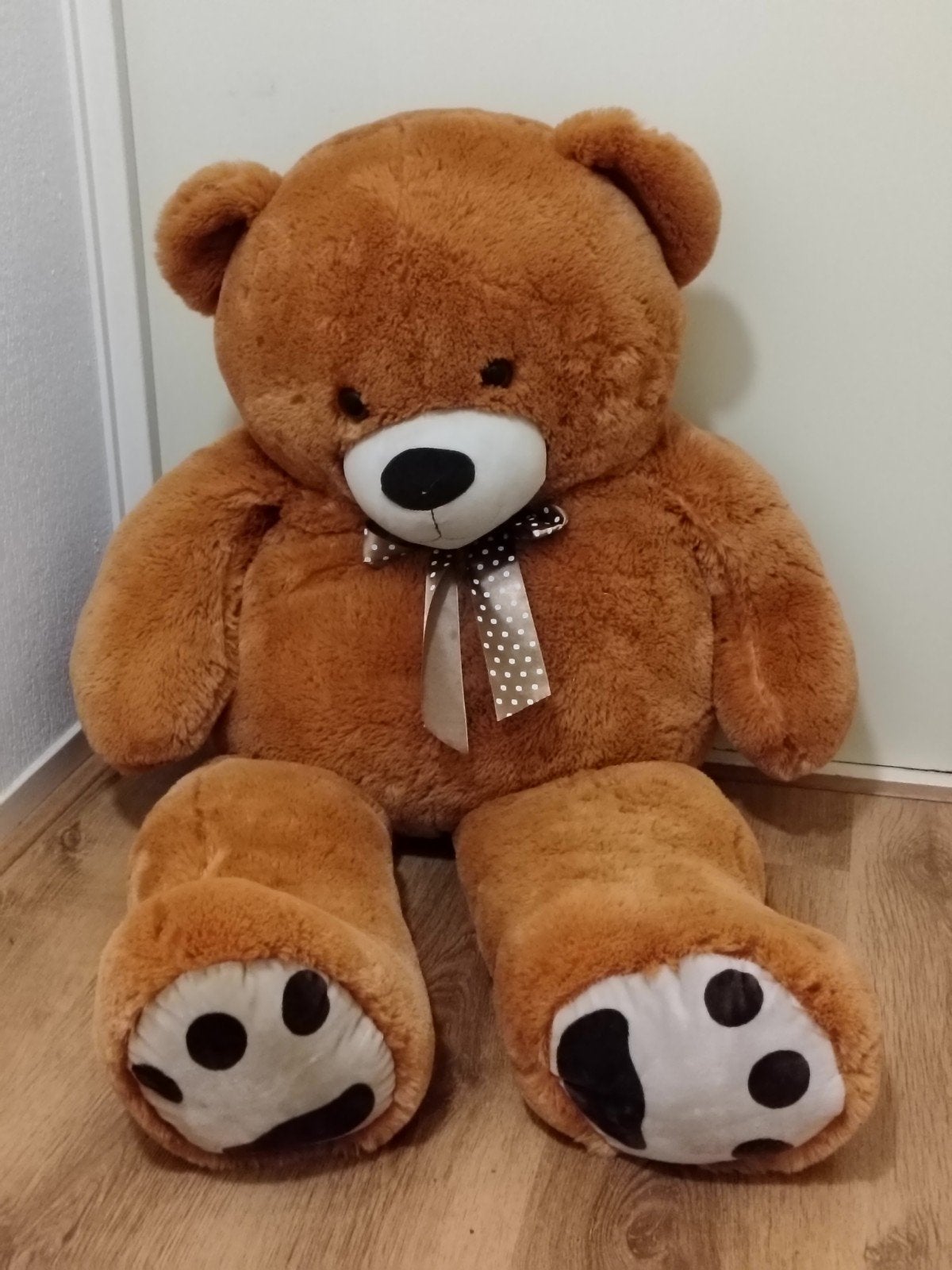 grote teddybeer (heel groot), Verzamelen, Ophalen of Verzenden, Zo goed als nieuw, Stoffen beer, Overige merken