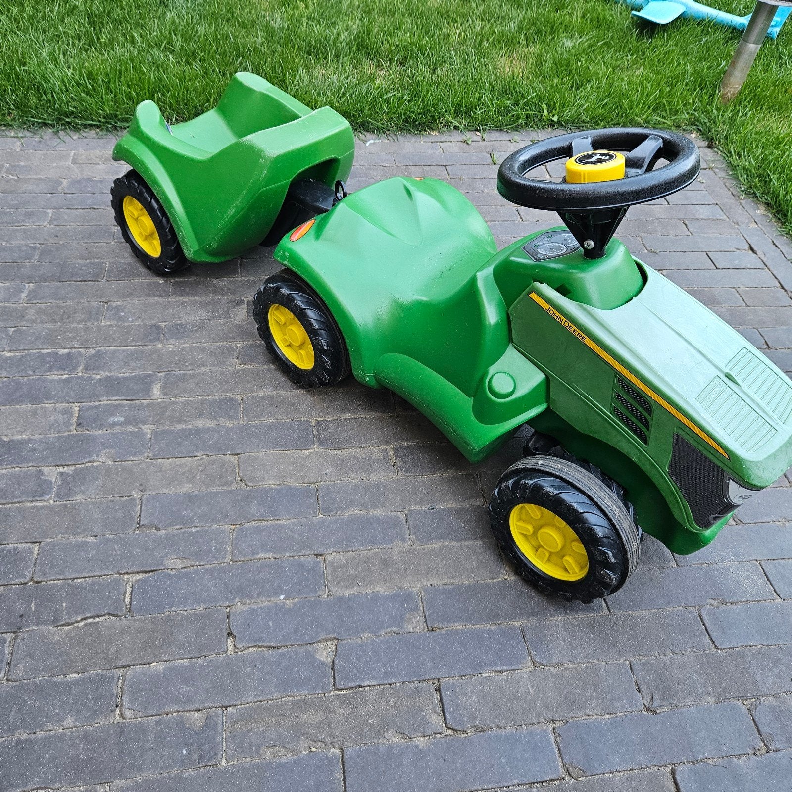 John Deere looptrekker met aanhanger, Ophalen, Gebruikt, Overige merken, Met kar of aanhanger