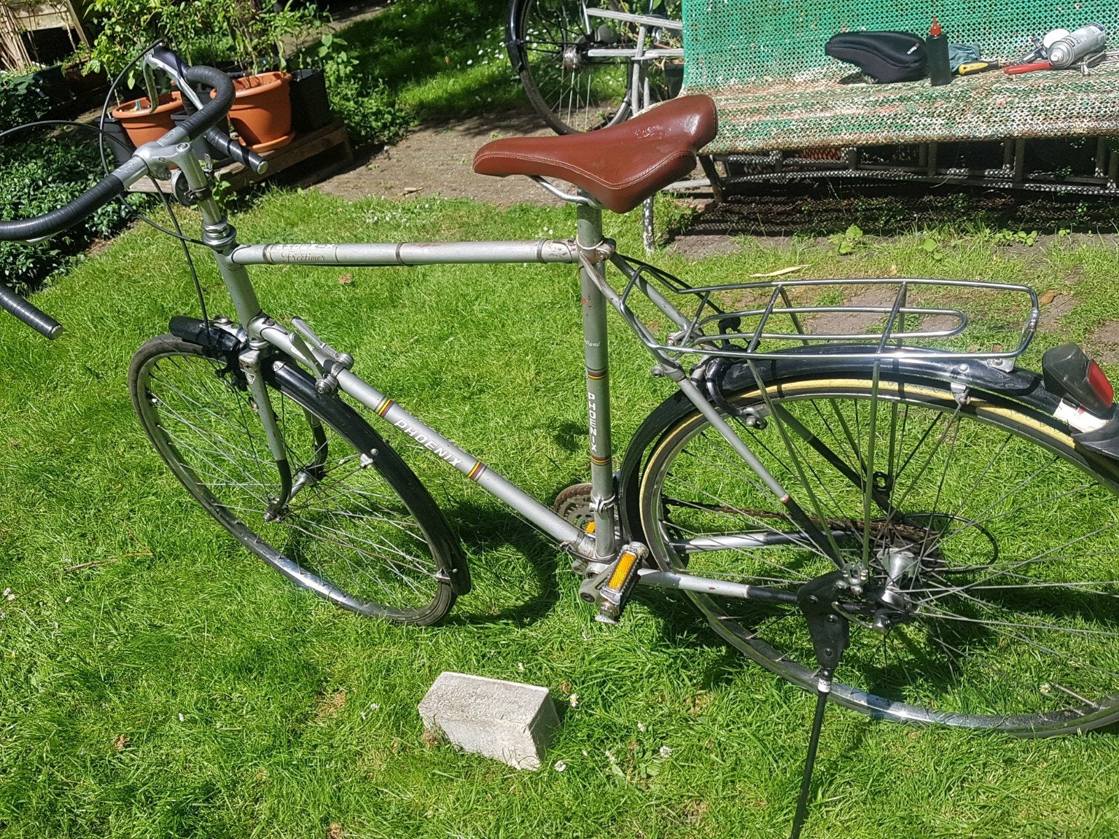 VINTAGE PHOENIX RACEFIETS (Stad/Station fiets), Fietsen en Brommers, Fietsen | Oldtimers, 59 cm of meer, Ophalen, Velgrem, Phoenix