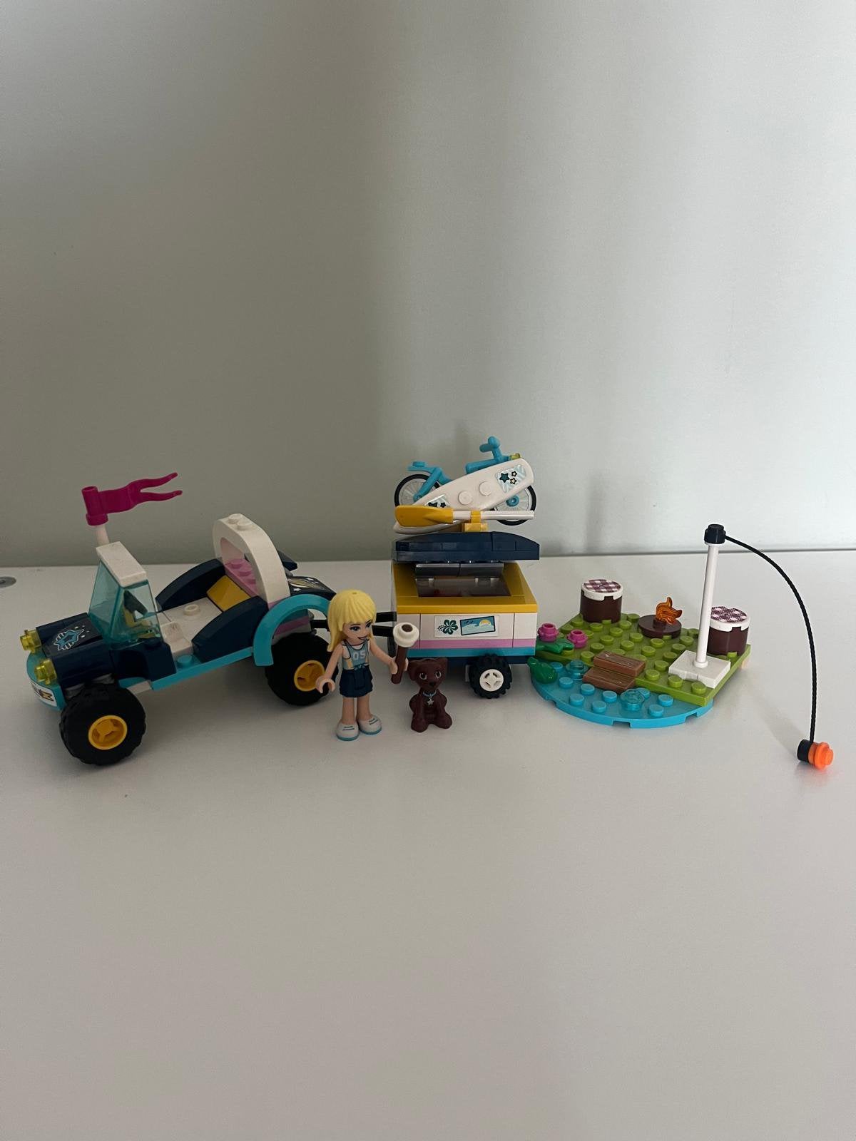 LEGO Friends - Stephanie’s buggy en aanhanger, Lego, Friends, Ophalen of Verzenden, Complete set
